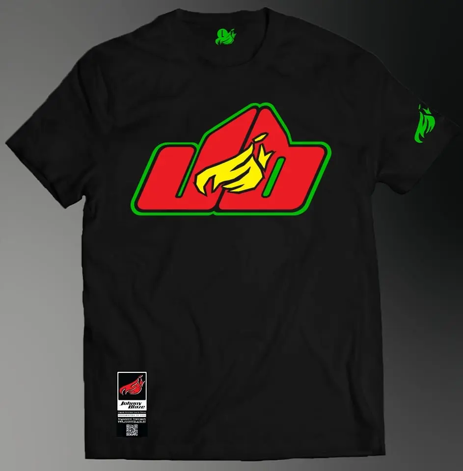 Tricou Johnny Blaze - The Amazing Classic JB Old School [ Red Yellow White / Glow in the Dark ] Editia 4 STOC