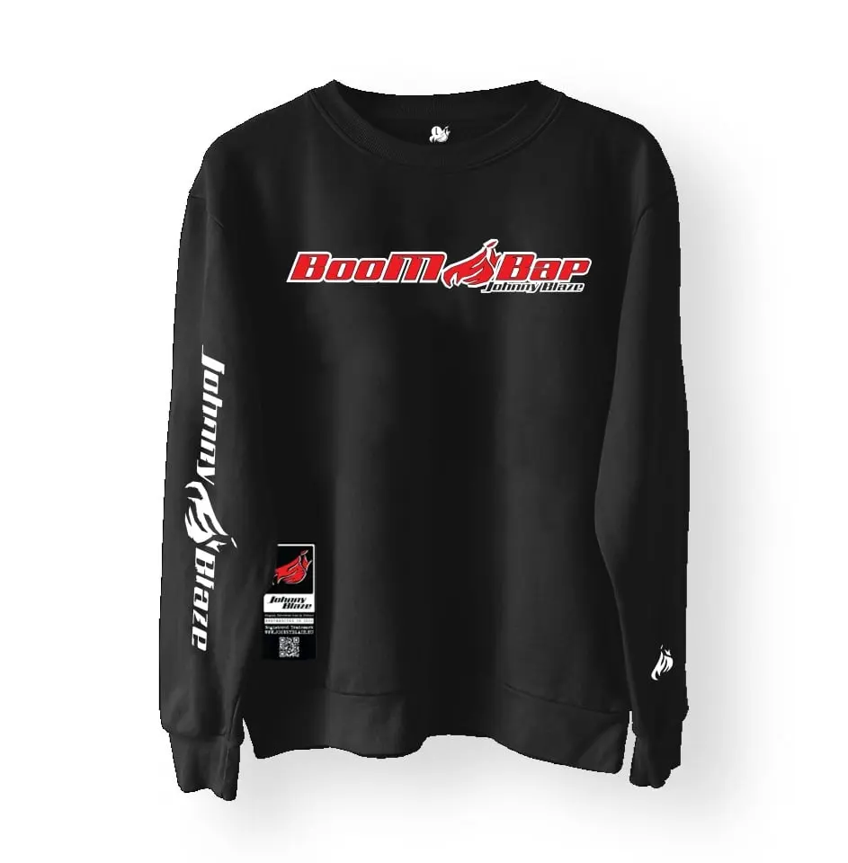 Bluza PREMIUM Johnny Blaze - Boom Bap Edition ! [ Black Red / Glow in the Dark ] Editia 4 stoc