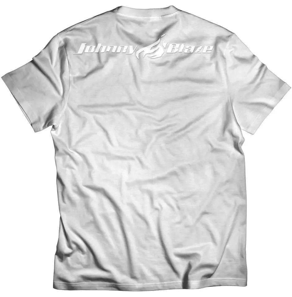 Camiseta Johnny Blaze - Mumble rap is not evolution [ Black White / Glow in the Dark ] Edición 2